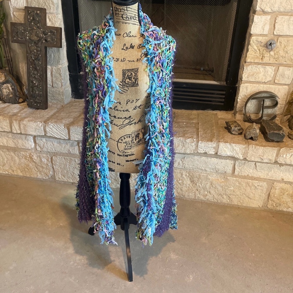 Multicolor Women's Poncho